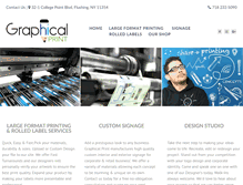 Tablet Screenshot of graphicalprint.com